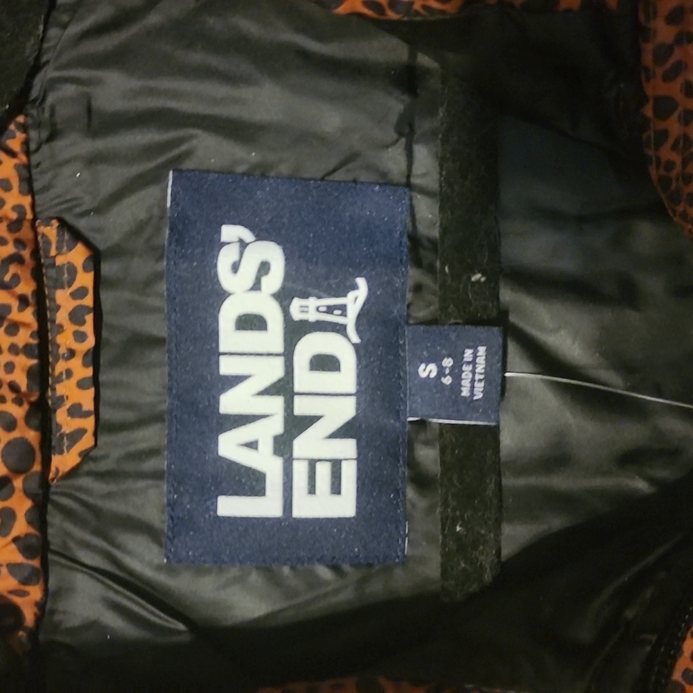 NWT Lands End leopard vest - Picture 2 of 6